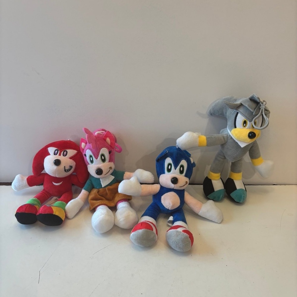 Sonic the Hedgehog Plush Set of 4
